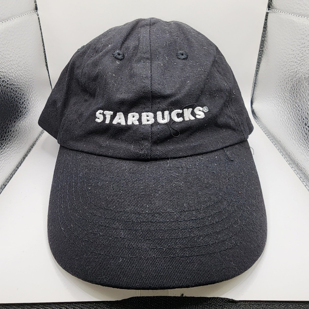 Starbucks Coffee Company Black Cotton‎ Baseball Cap Hat Adjustable Strap